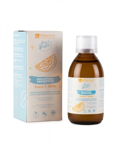 Collutorio Protettivo Arancia e Xilitolo - La saponaria - 250 ml