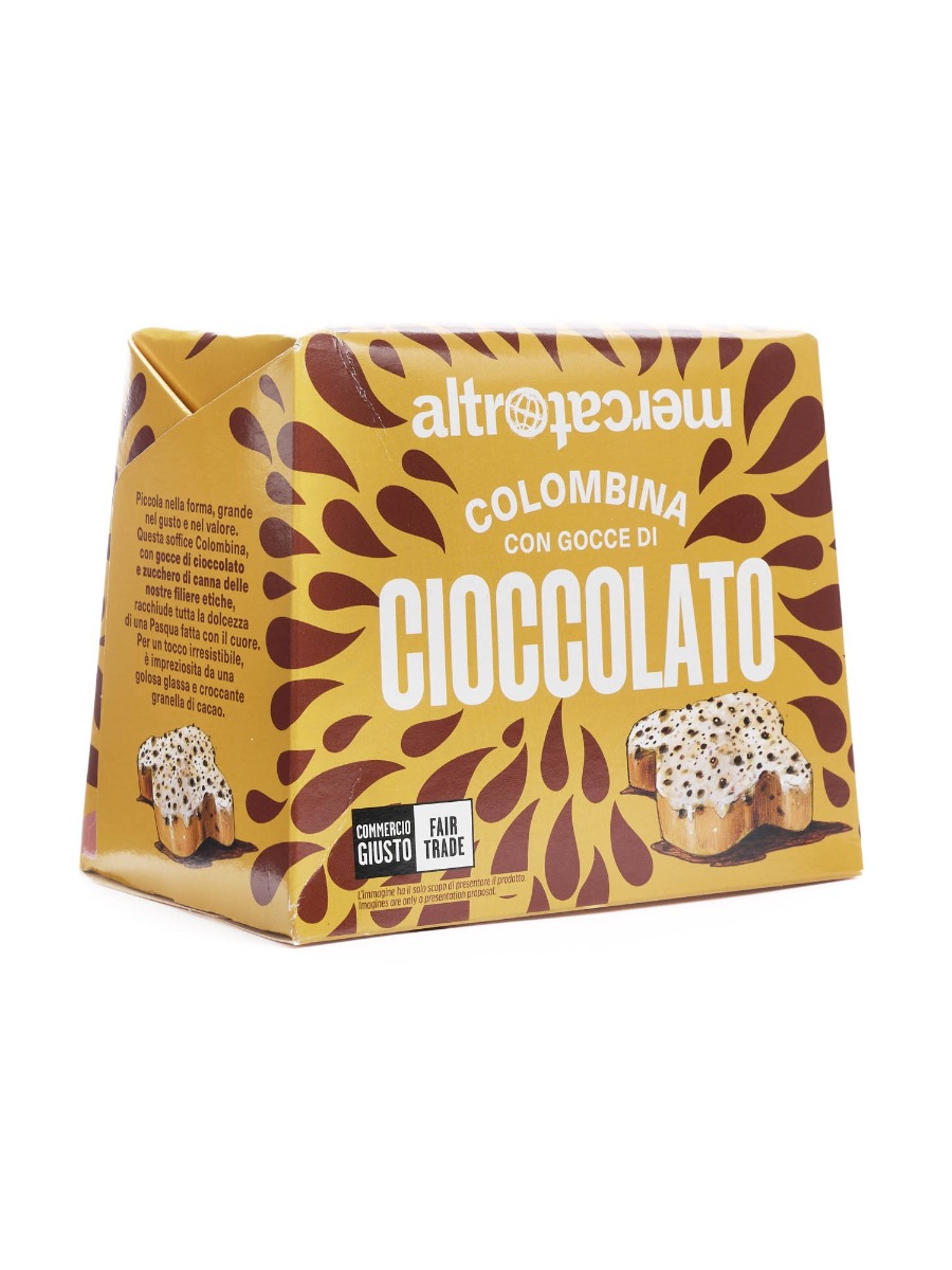 Colombina con gocce di cioccolato