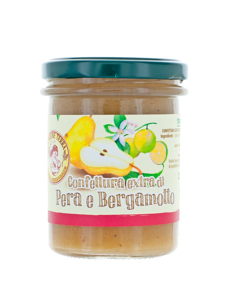 Confettura Extra di Pera e Bergamotto BIO 220G