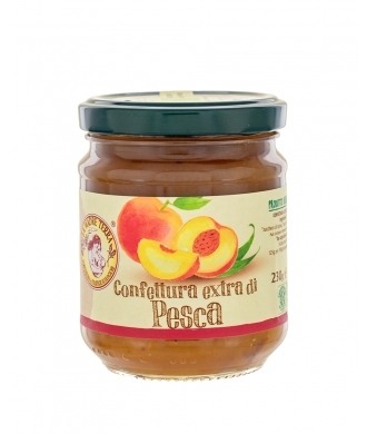 Pesche, Zucchero di canna, Succo di Limone.