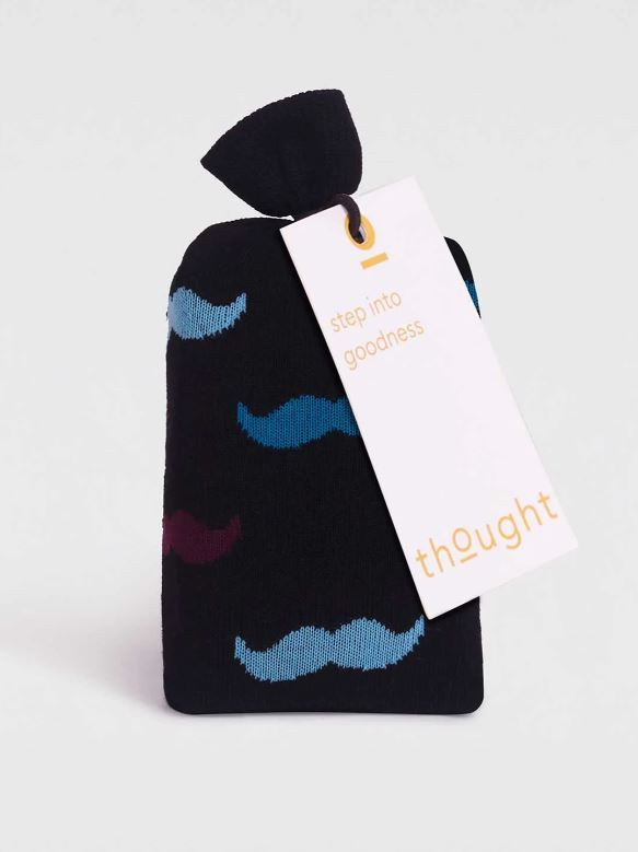Confezione regalo 2 paia Calzini UOMO in bamboo Clayton Moustache