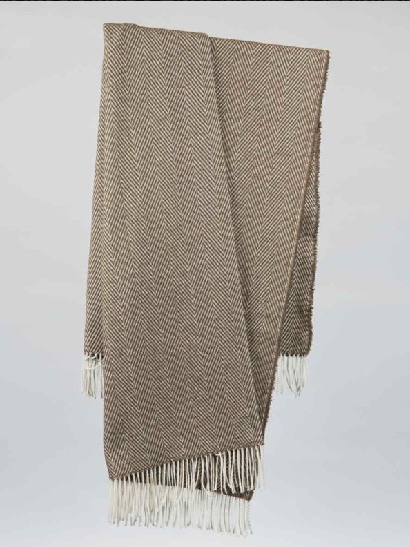 Coperta matrimoniale Fish beige