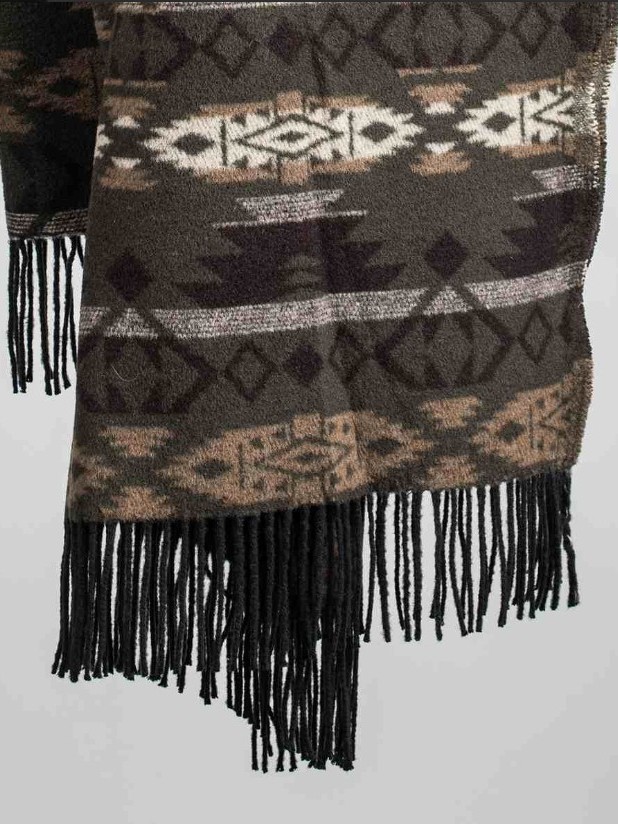 Coperta matrimoniale Sioux Marrone Verde