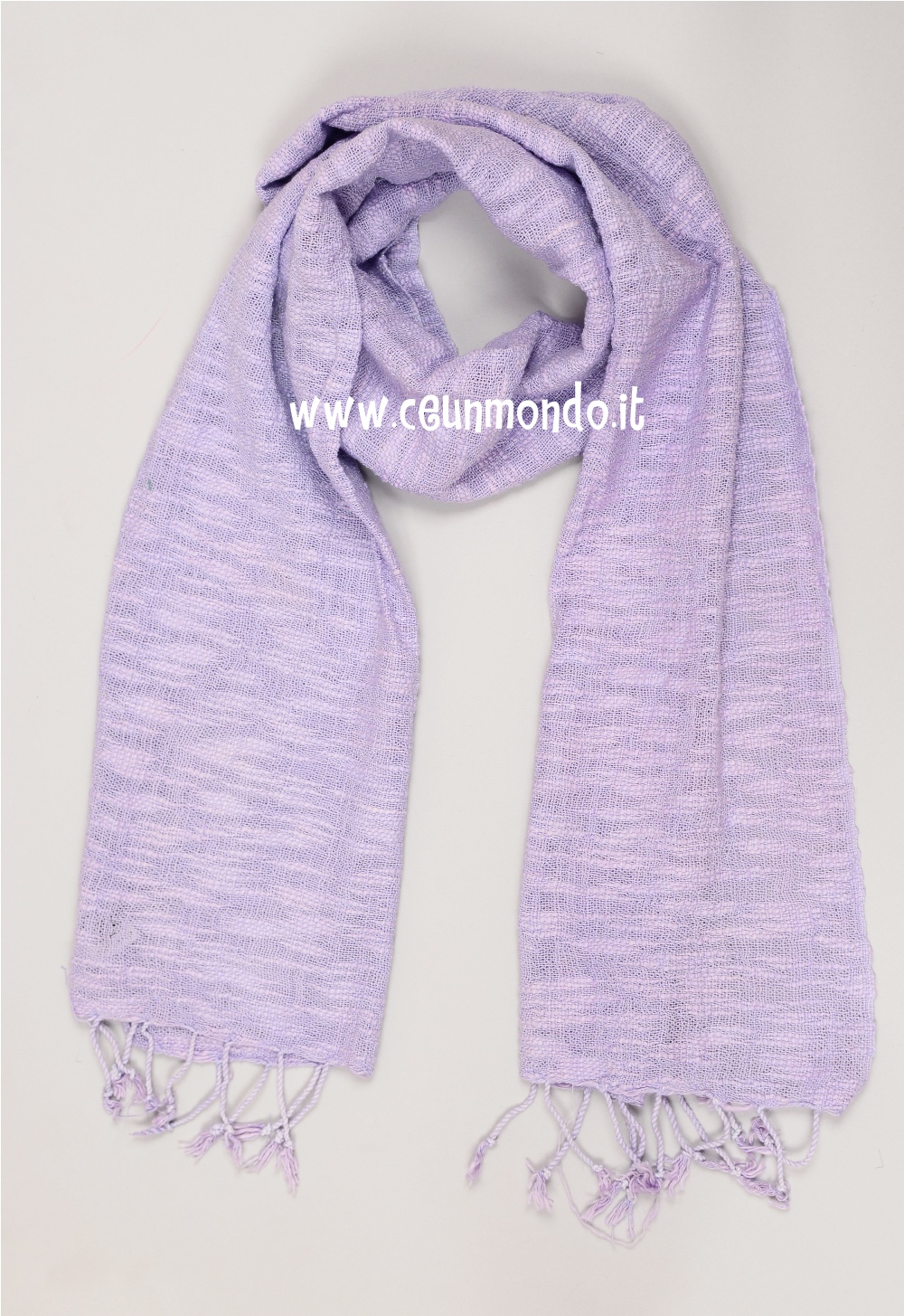 Sciarpa 100% cotone TOAN Tinta Unita Bouganville