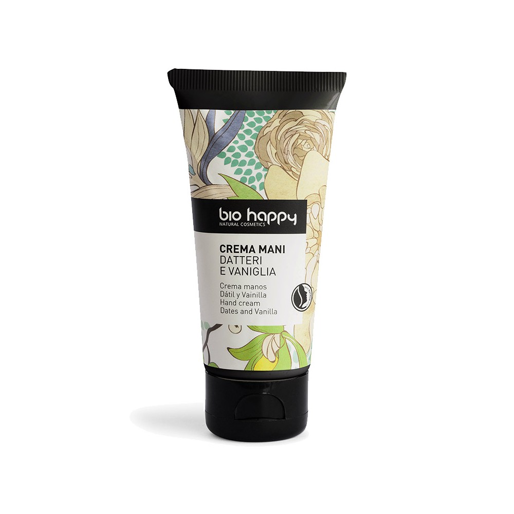 Crema mani Datteri e vaniglia 50ml - Bio Happy