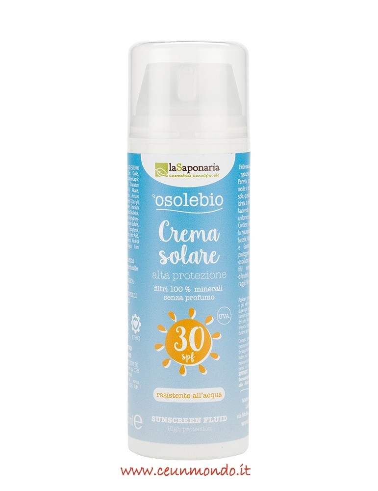 Crema solare Alta Protezione SPF 30