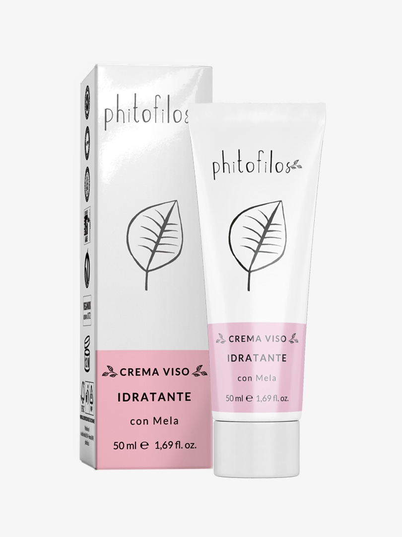 Crema viso Idratante con mela Ecobio Skincare - PHITOFILOS