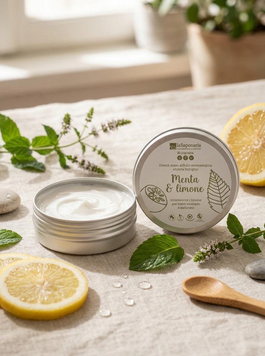 Crema mani limone e menta La Saponaria