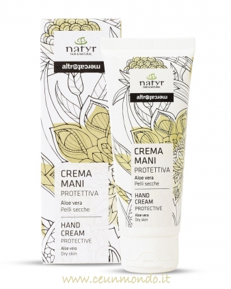 Crema Mani nutriente e protettiva Aloe Vera Natyr 100ml