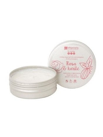 Crema mani Rosa e Karitè Bio da borsetta - 60 ml