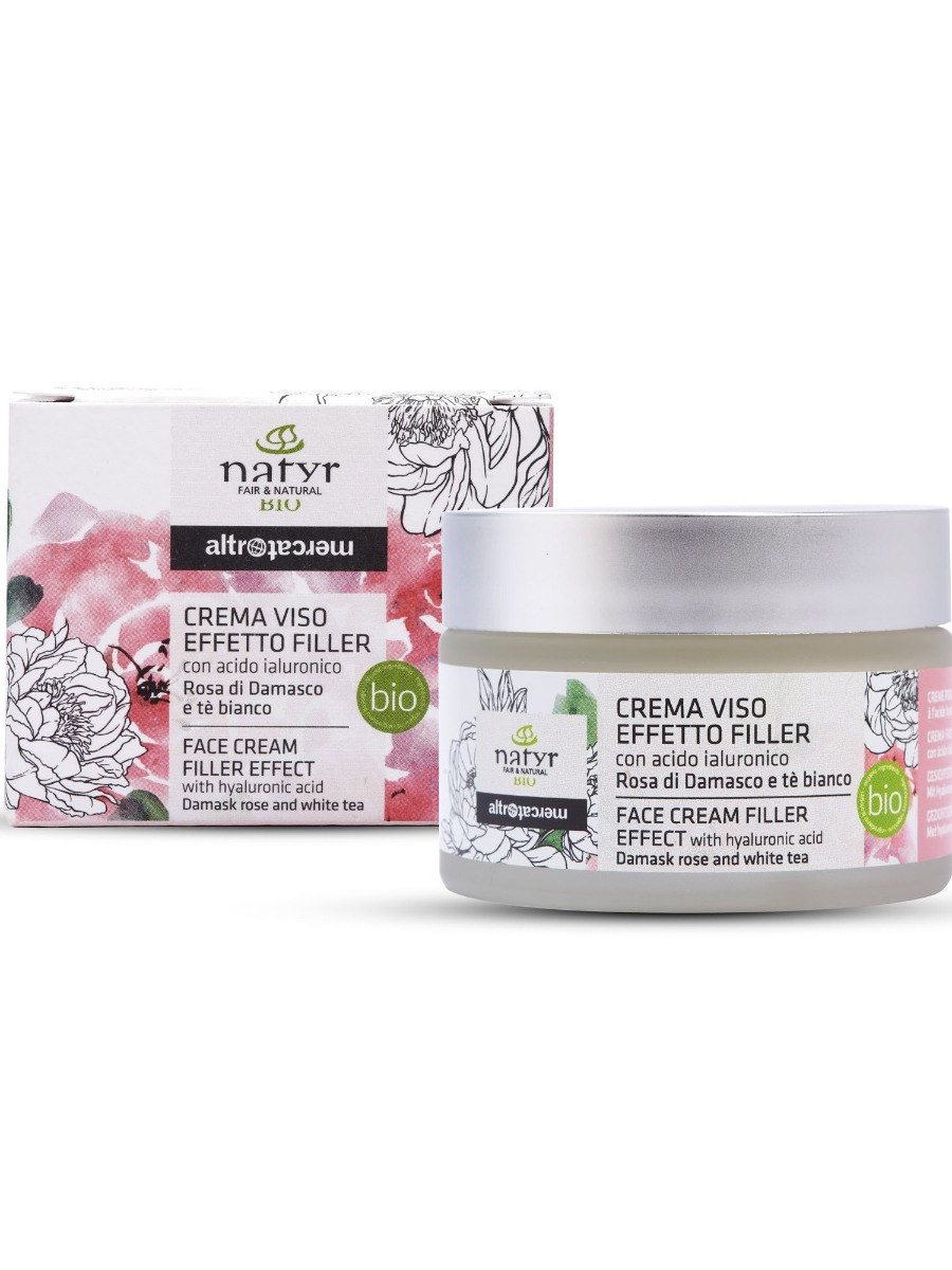 Crema viso effetto Filler con acido ialuronico