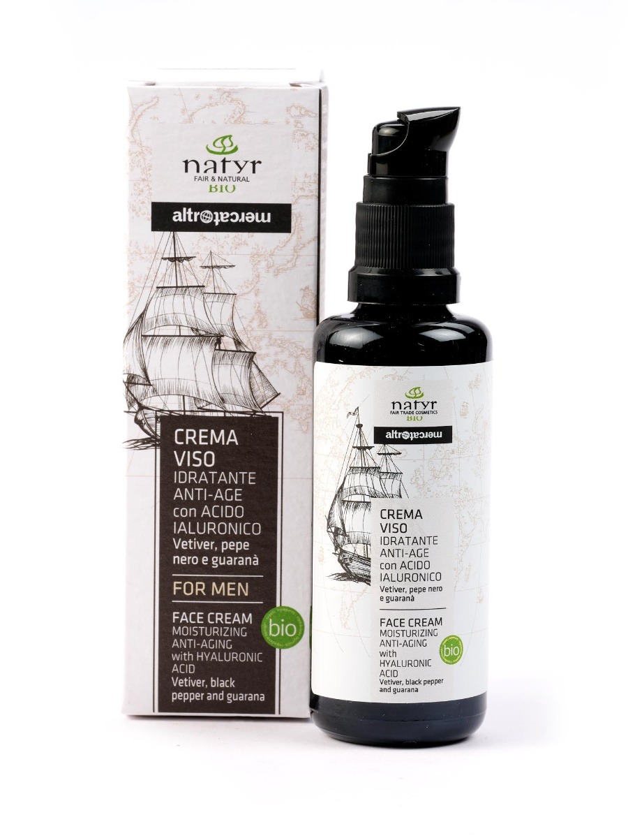Crema viso uomo idratante Antiage Natyr