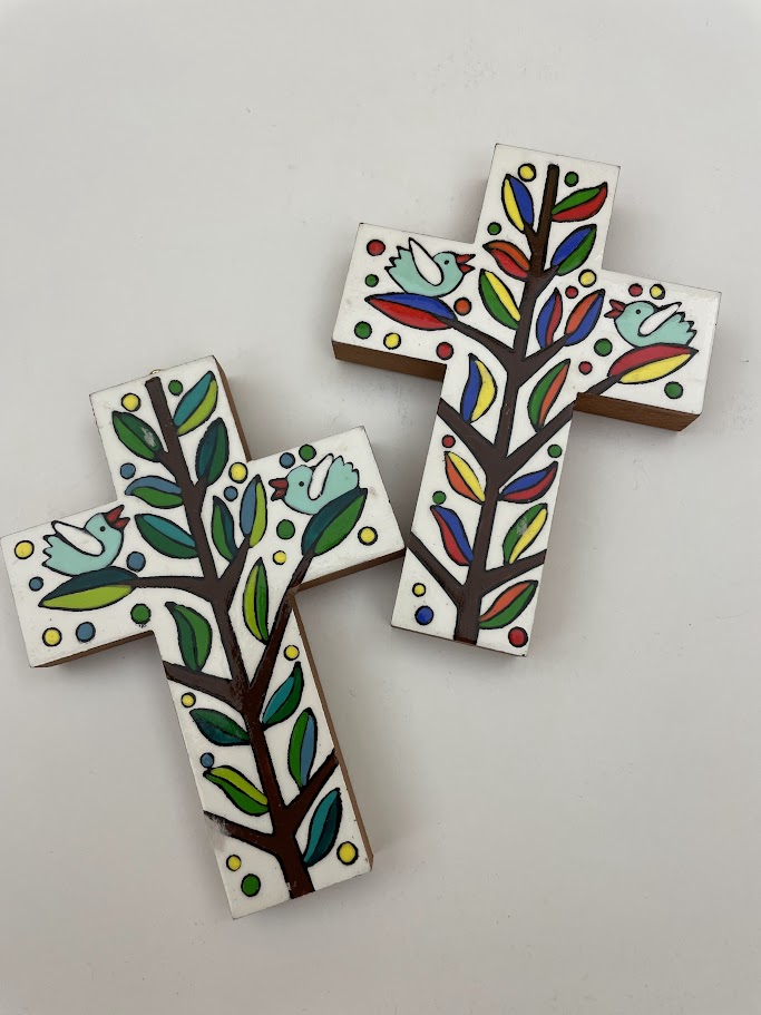 Croce in legno Albero della vita