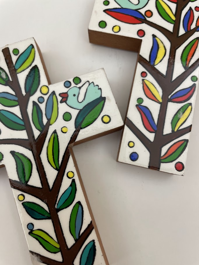 Croce in legno Albero della vita