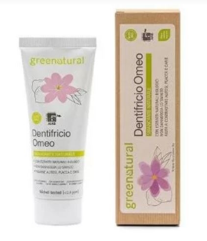 Dentifricio al Tè Verde Omeocompatibile 75ml GreeNatural