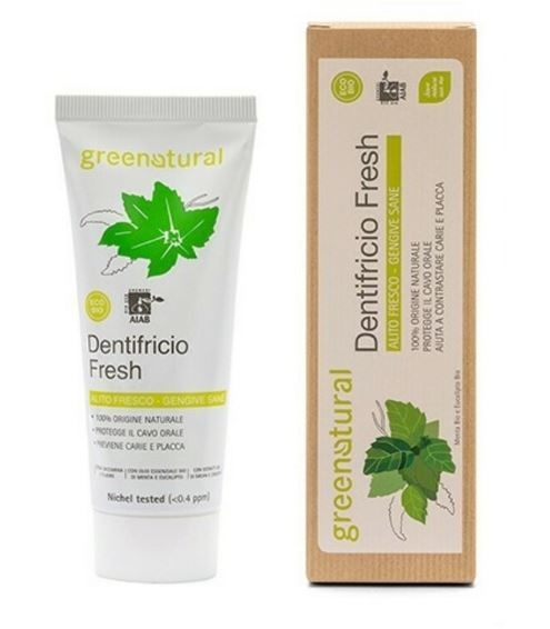 Dentifricio fresh menta 75ml GreeNatural