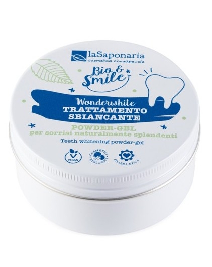 Dentifricio solido trattamento sbiancante wonderwhite - La saponaria - 50 ml
