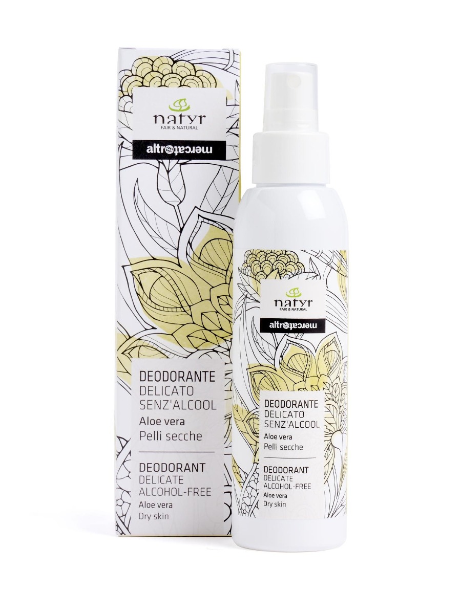 Deodorante spray delicato Aloe Natyr