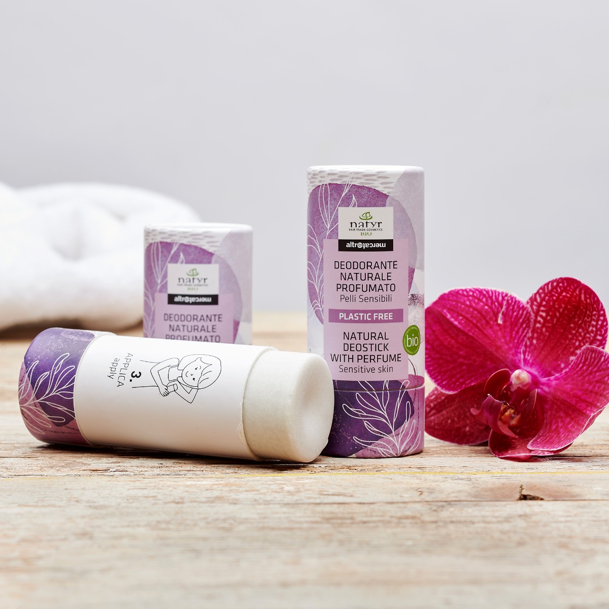 Deodorante solido naturale profumato Bio