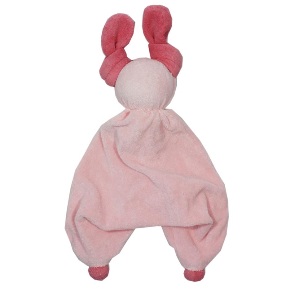 Doudou bambola per Neonati in cotone biologico Queen MOMY rosa