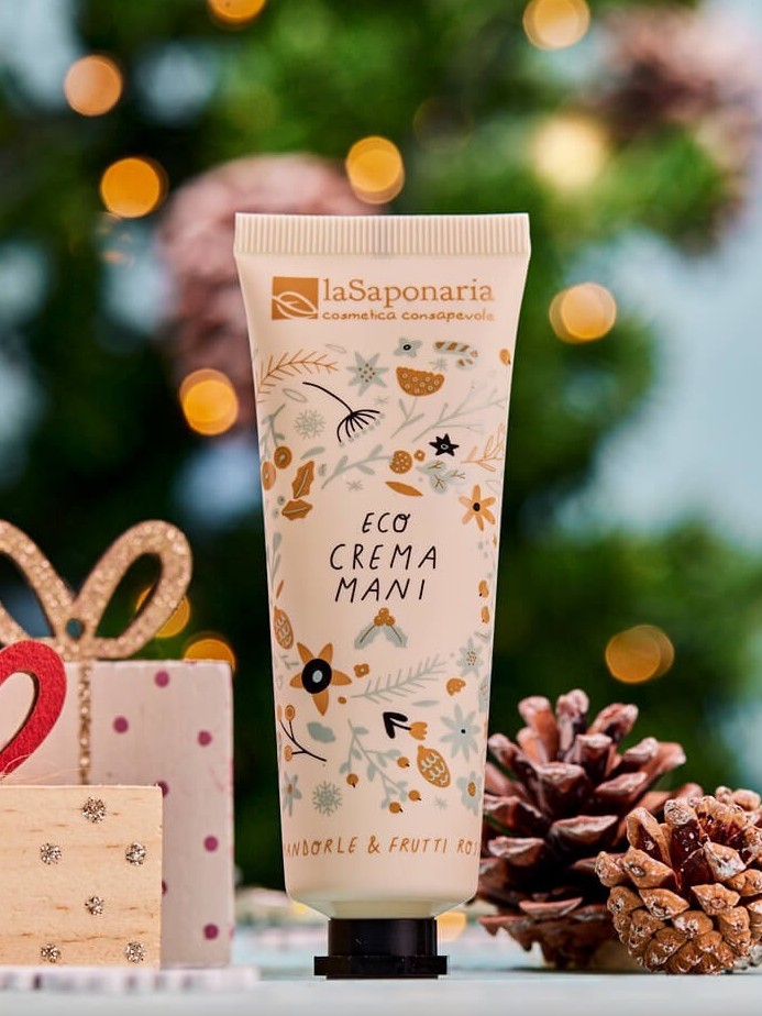 Eco Crema Mani mandorle e frutti rossi - La Saponaria