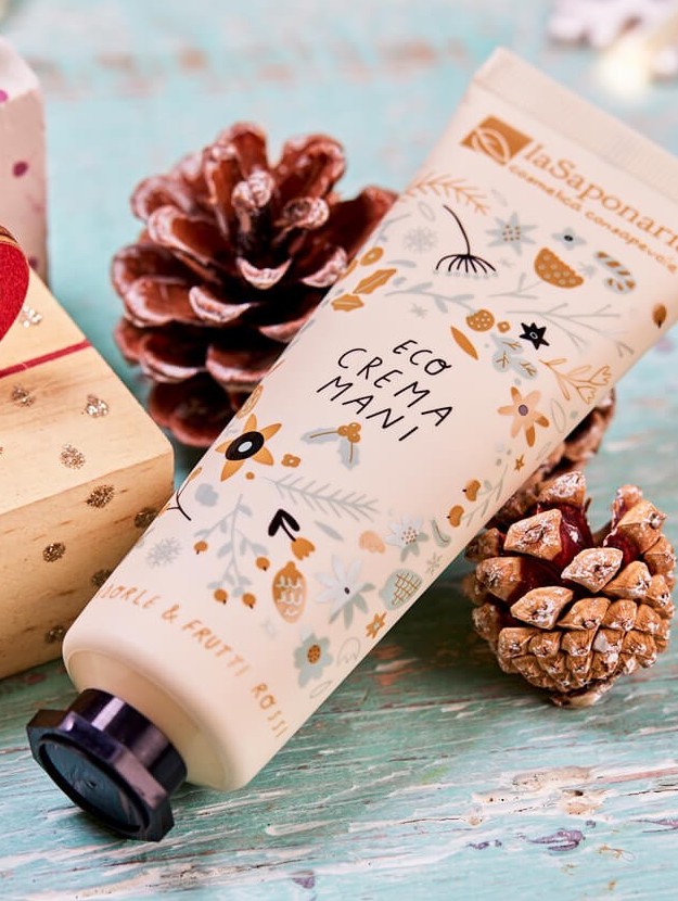 Eco Crema Mani mandorle e frutti rossi - La Saponaria