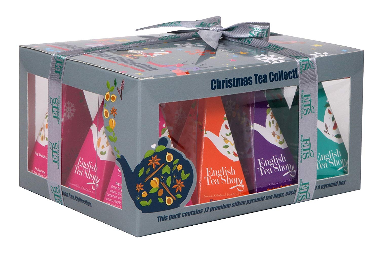 Piramidi di tè White Christmas ENGLISH TEA SHOP