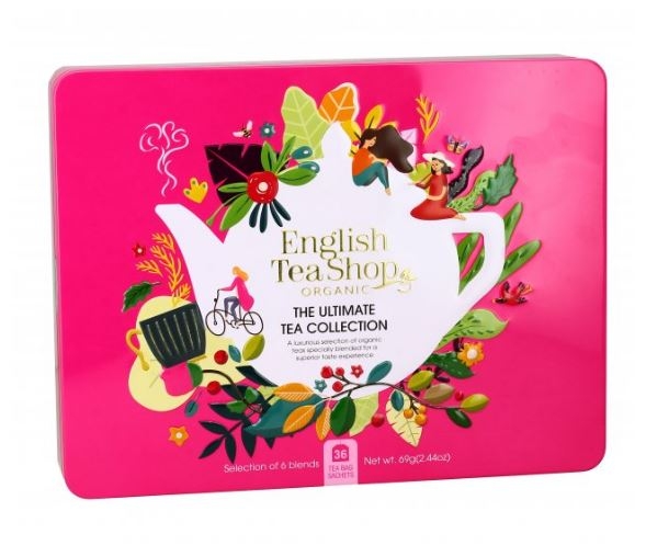 Scatola regalo di latta con Tè e infusi THE ULTIMATE COLLECTION - ENGLISH TEA SHOP