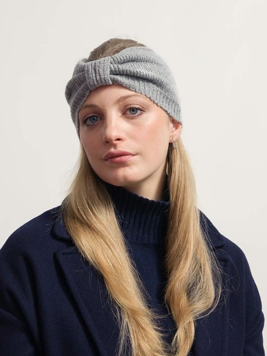 Fascia capelli in cashmere rigenerato Grigio - Rifò