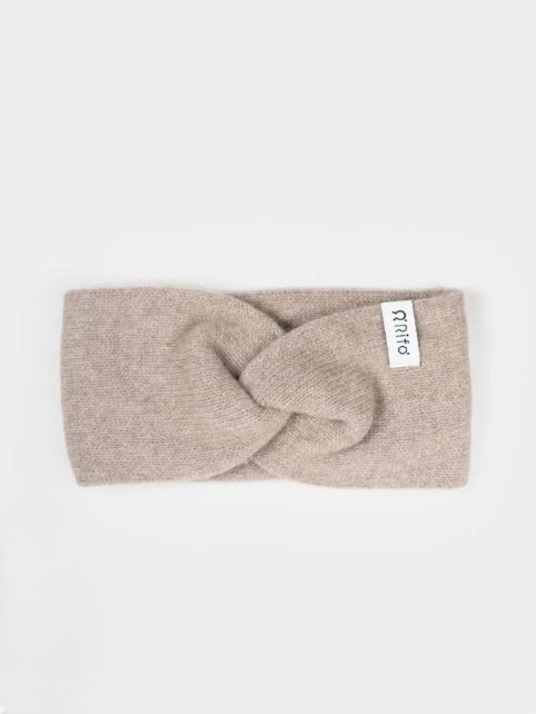 Fascia per capelli in cashmere rigenerato Nadia beige - Rifò