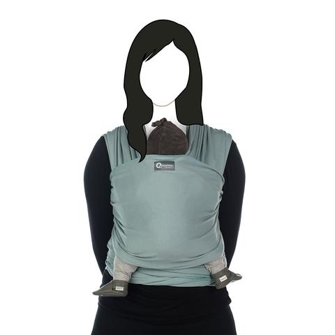 Fascia portabebè 100% cotone Bio Tricot Slen Babylonia color Silver Blue