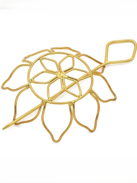 Fermaglio capelli con spillone PEONIA