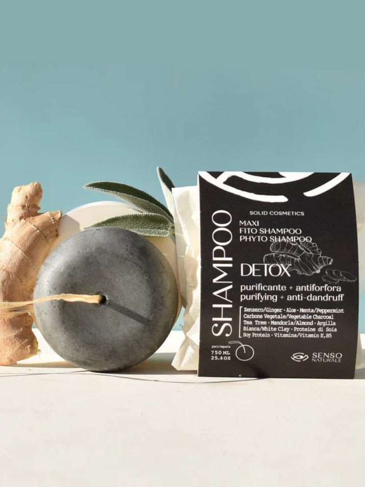 Fito Shampoo solido DETOX MAXI antiforfora purificante