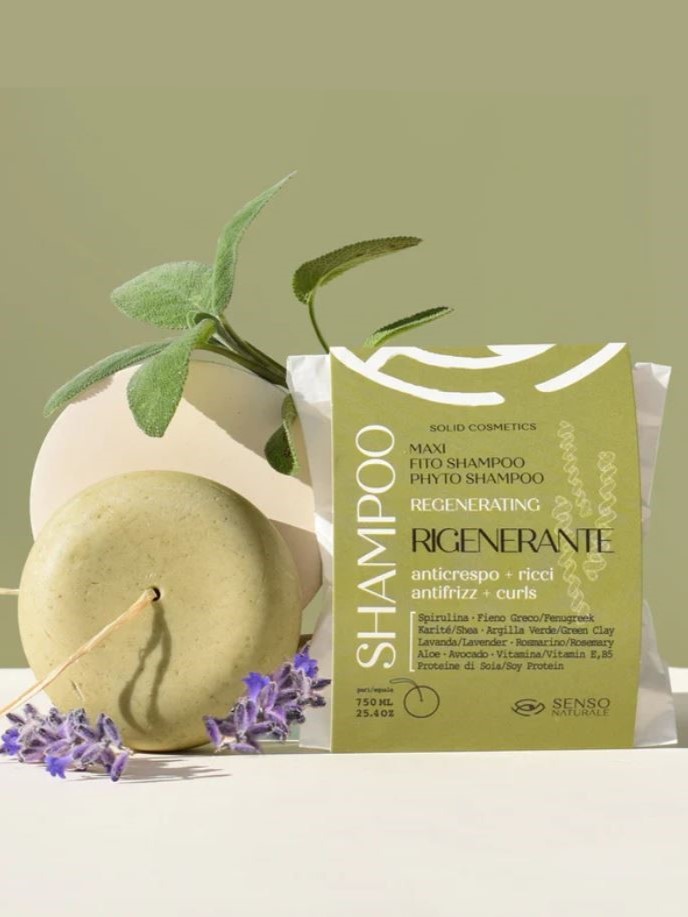 Fito Shampoo solido RIGENERANTE MAXI capelli ricci anticrespo