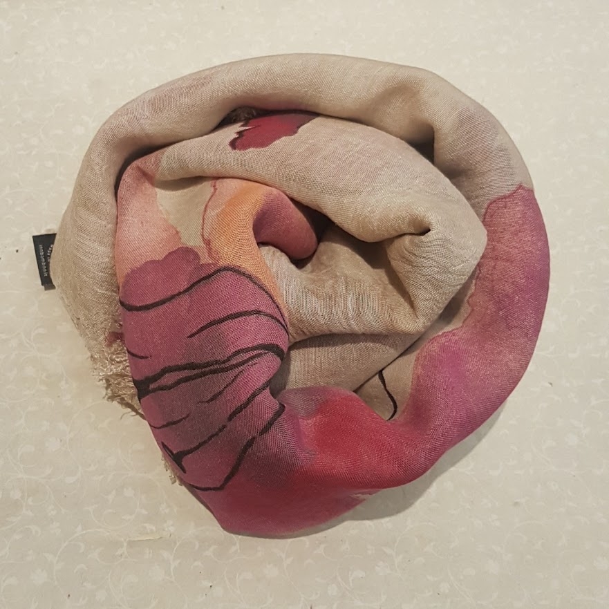 Foulard sciarpa Bamboo Degas Beige