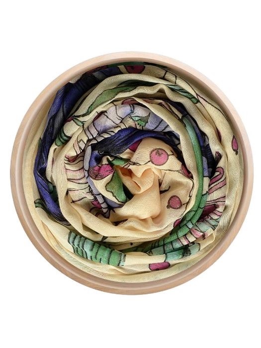 Foulard bamboo Durer Azzurro