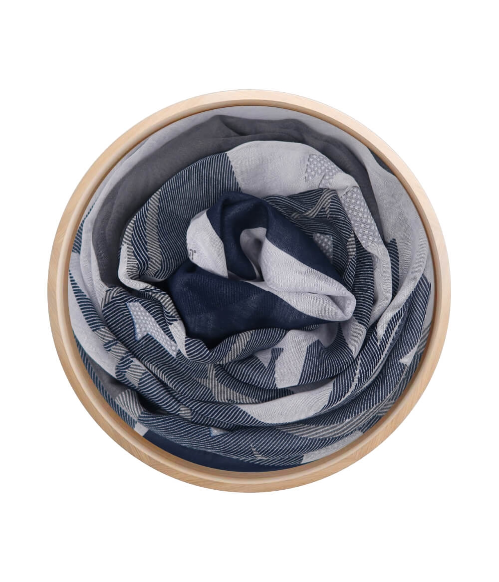 Foulard sciarpa Bamboo Klee Grigio chiaro