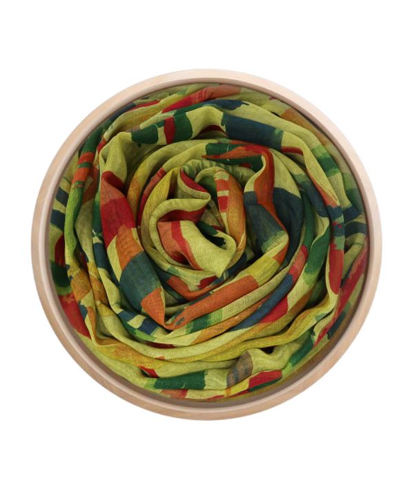 Foulard sciarpa Bamboo Mirò verde