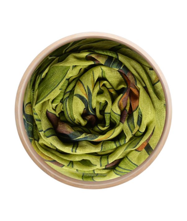 Foulard sciarpa Bamboo Mucha verde
