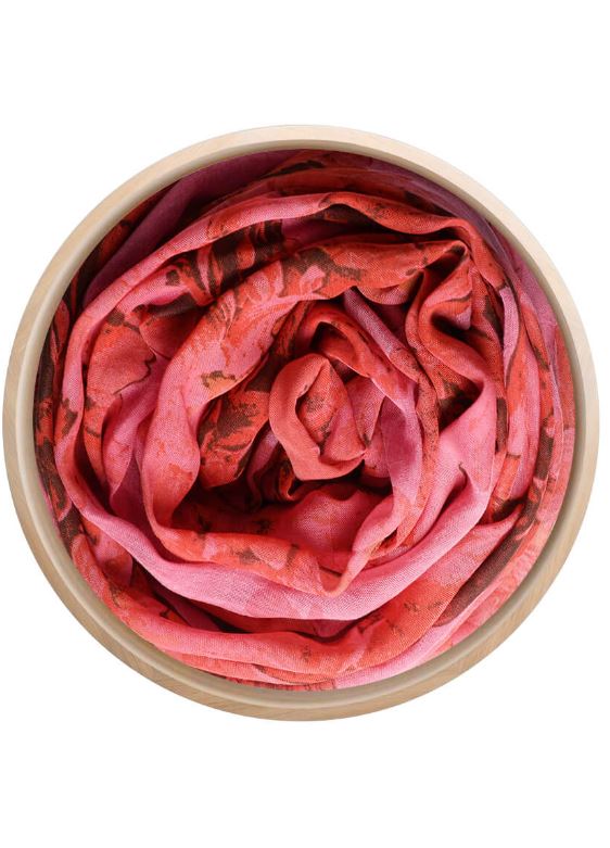 Foulard sciarpa Bamboo Alma Tadema fucsia