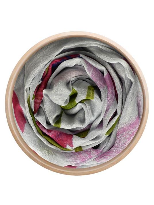 Foulard sciarpa in bamboo Dali Grigio chiaro