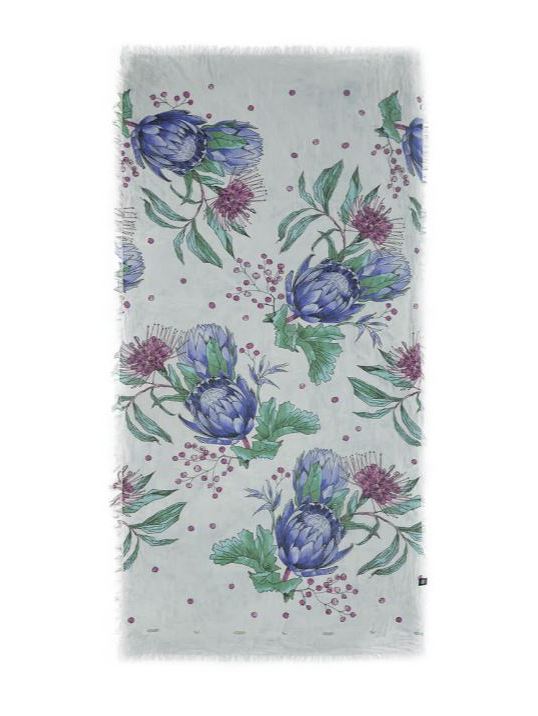 Foulard sciarpa bamboo Durer grigio chiaro