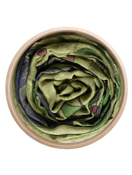 Foulard sciarpa bamboo Durer verde salvia