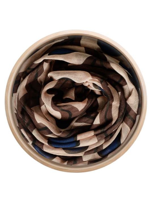 Foulard sciarpa Bamboo Escher Beige