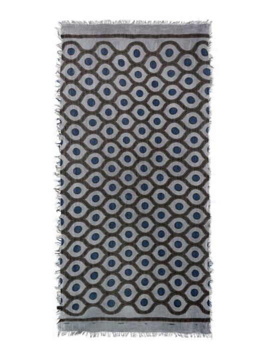 Foulard sciarpa Bamboo Escher Grigio 