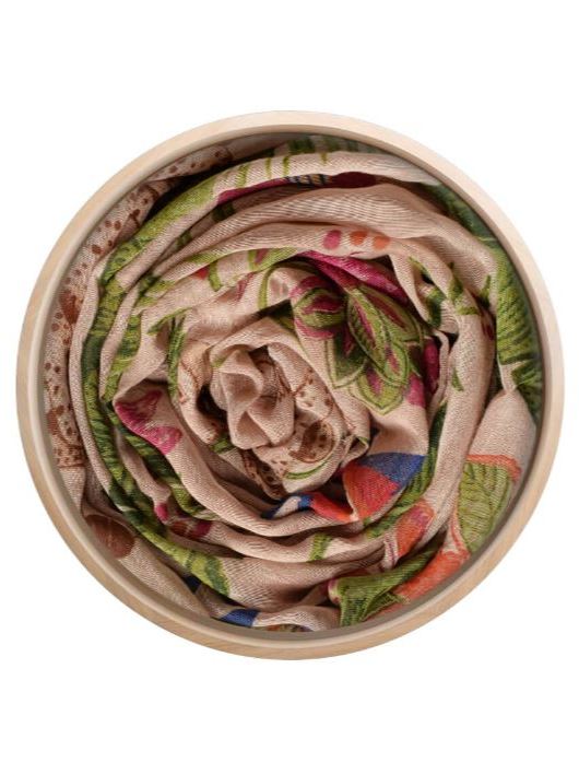 Foulard in bamboo Frida rosa antico