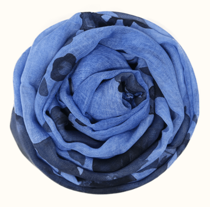 Foulard sciarpa Bamboo Renoir Blu scuro 59