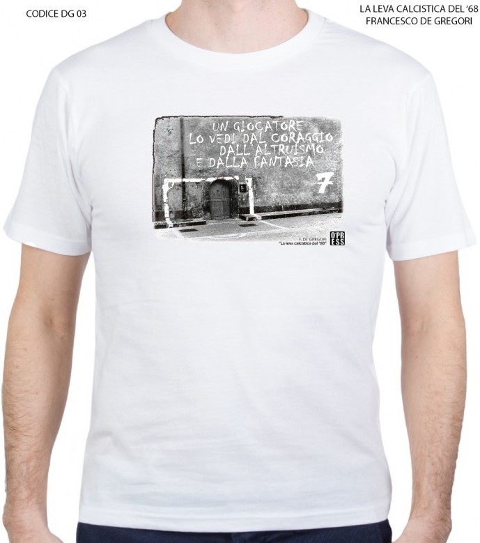 T-shirt LA LEVA CALCISTICA Bianca - De Gregori - O'press