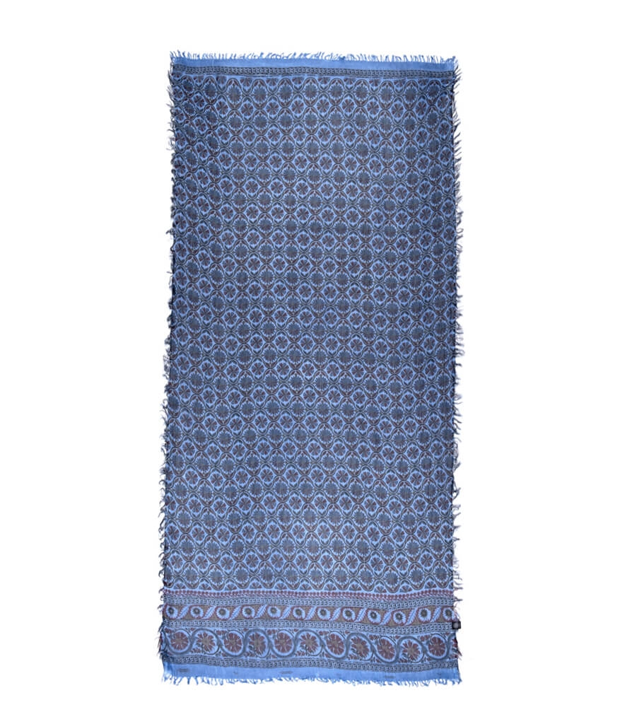 Foulard sciarpa Bamboo Gaudi Grigio BLU
