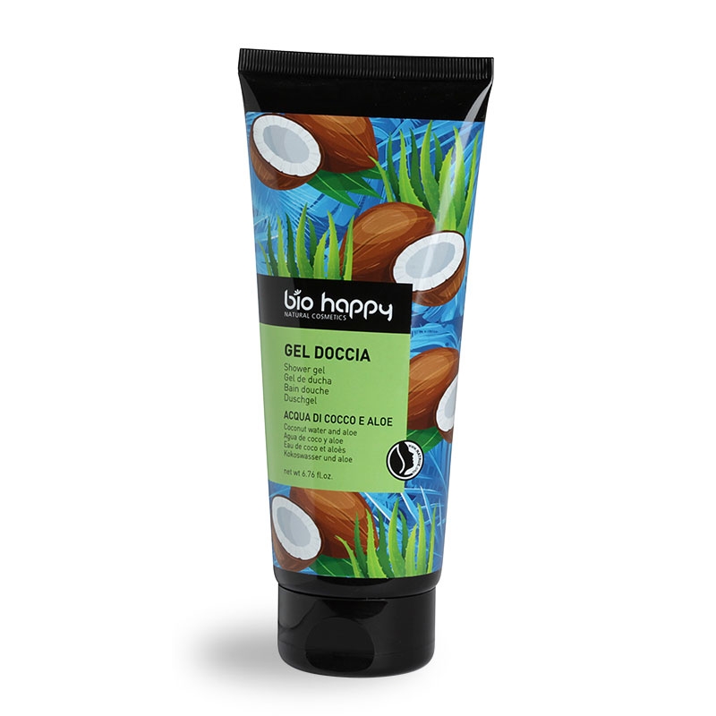 Gel doccia Cocco Aloe 200ml Bio Happy
